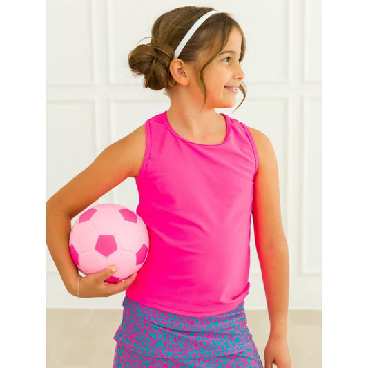 Neon Magenta Active Tank