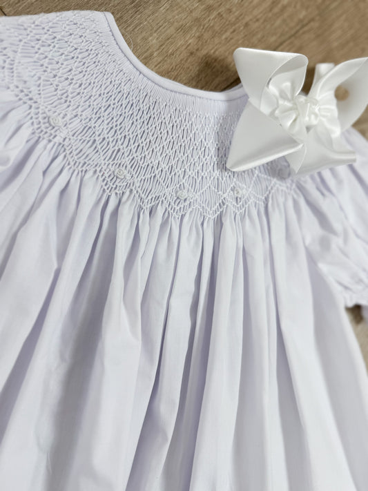 White Bishop Rosalie White Dress