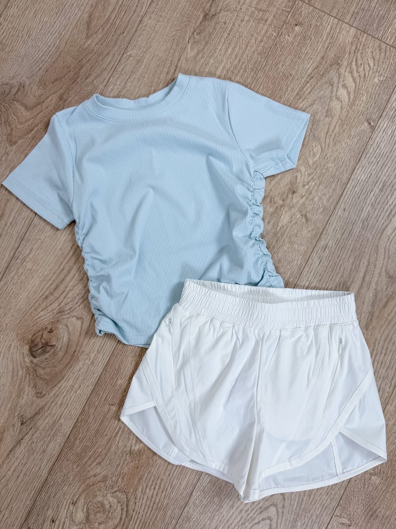 Willa Scrunch Top - Frost