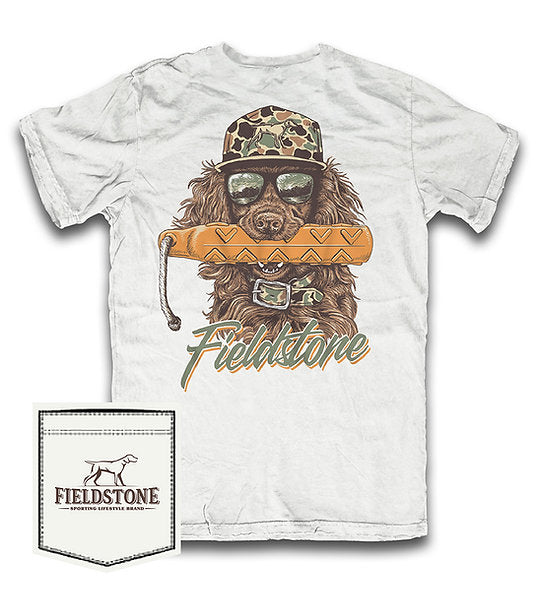 White Bumper Boykin Tee