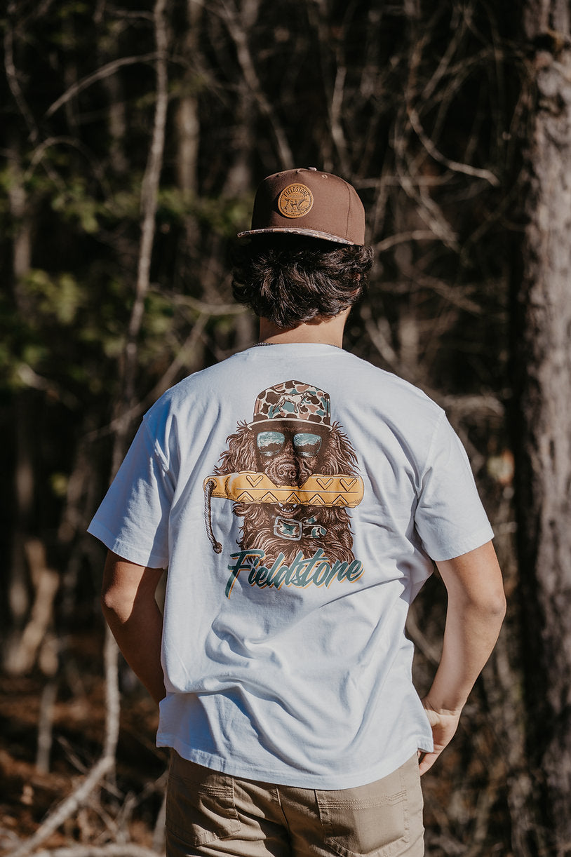 White Bumper Boykin Tee