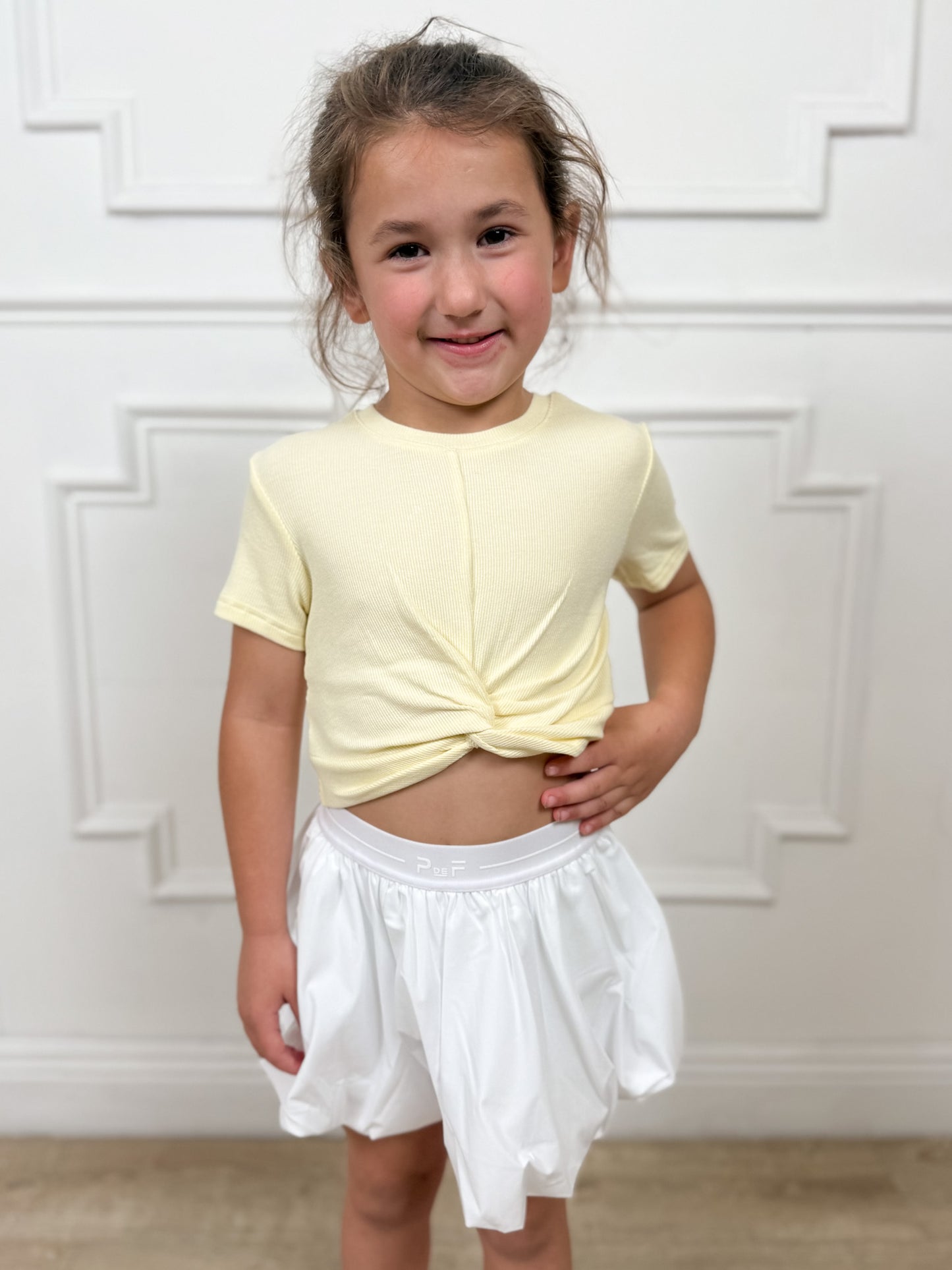 White Courtbubble Skirt