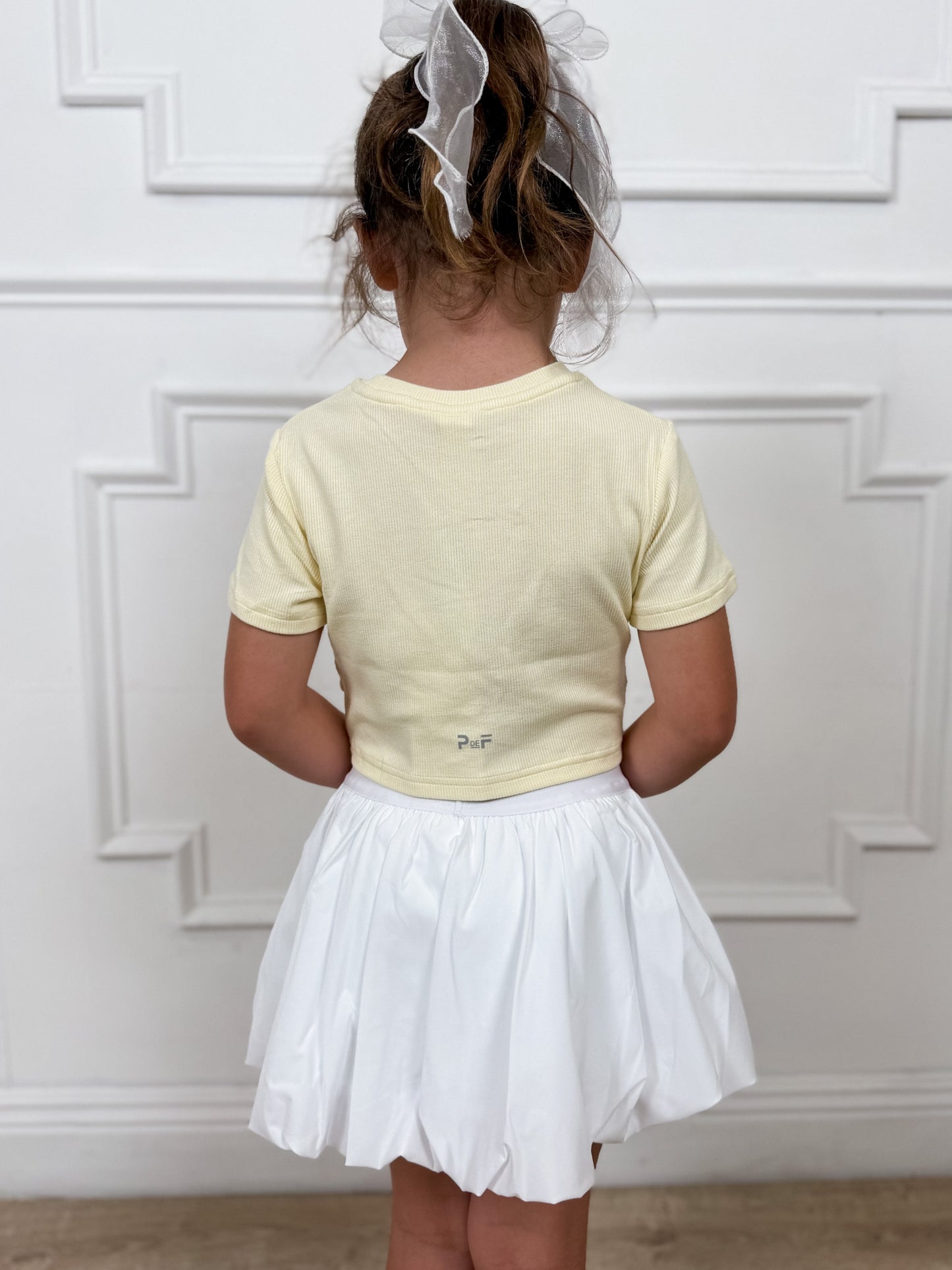 White Courtbubble Skirt