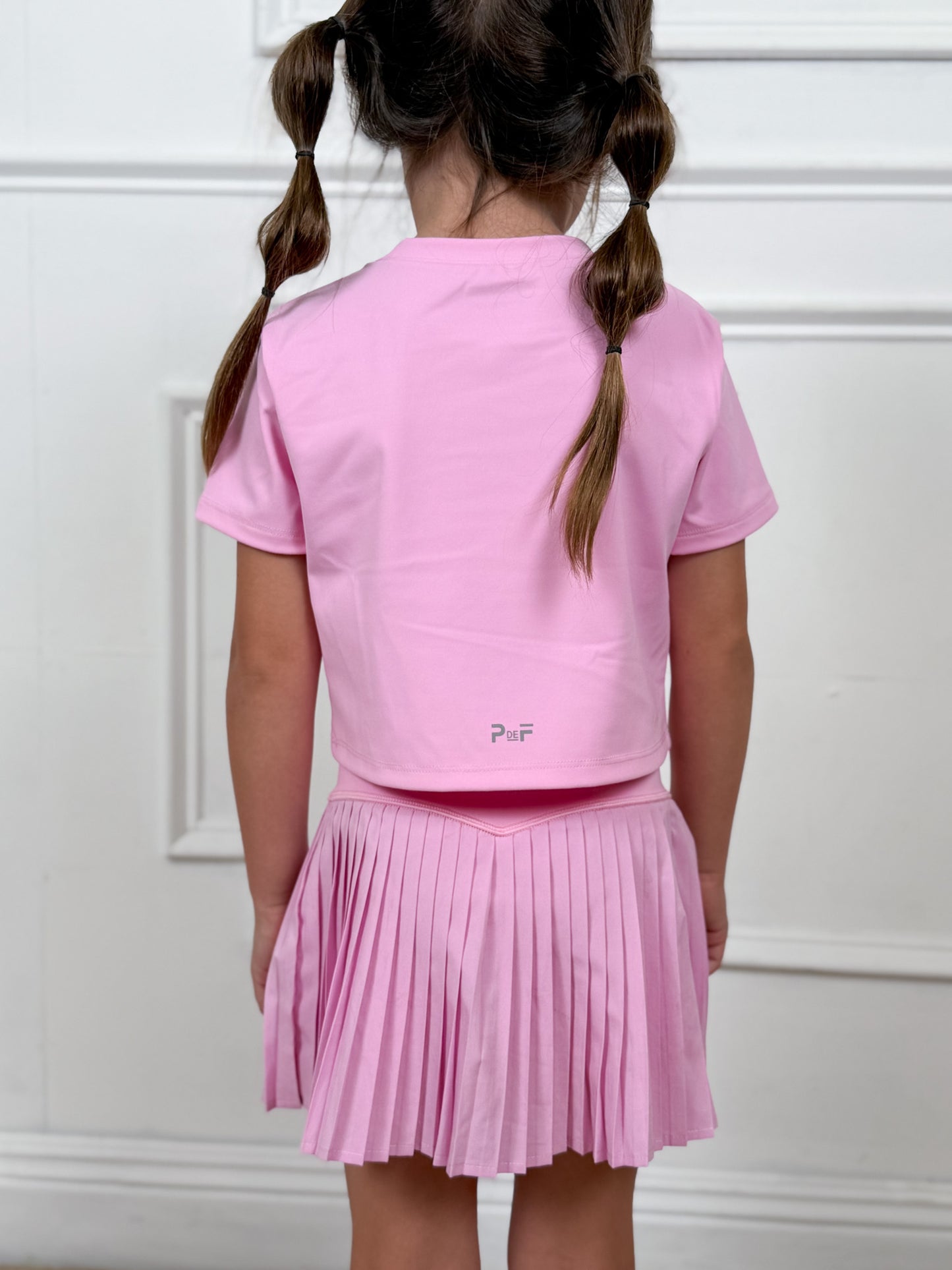 Petal Pink Airsoft Crop Tee