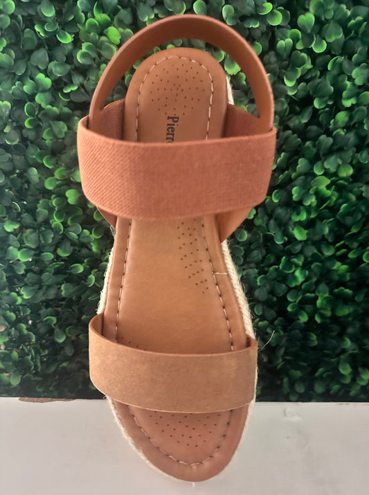 Brown Wedge Sandal