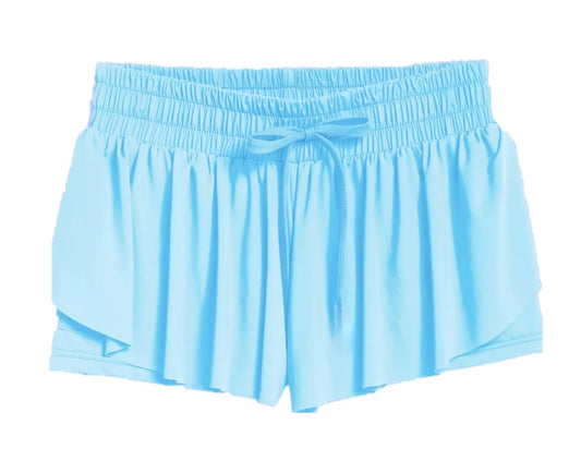 Fly Away Shorts , Baby Blue