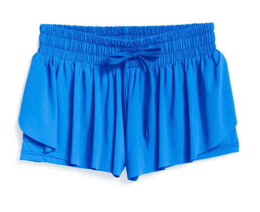 Fly Away Shorts , Bright Blue