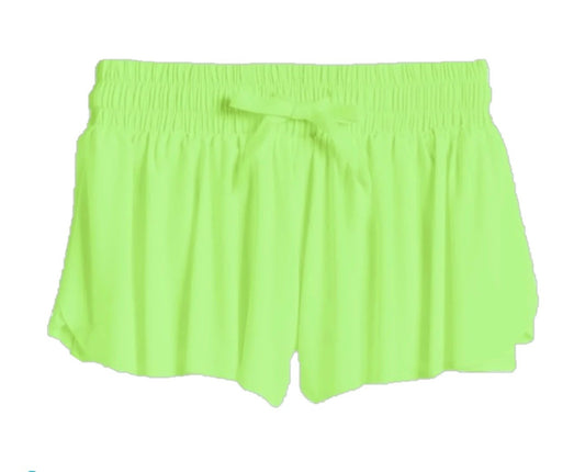 Fly Away Shorts , Lime Green