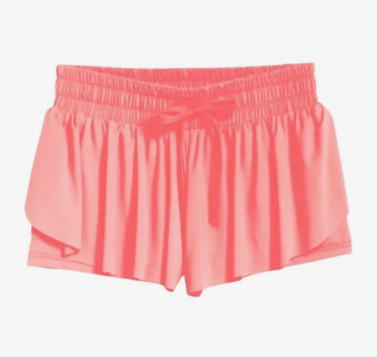 Fly Away Shorts , Coral