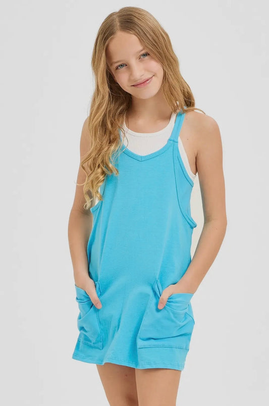 Blue Aqua Athletic Dress