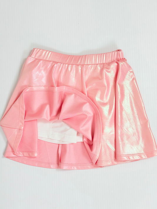 Metallic Pink Skirt