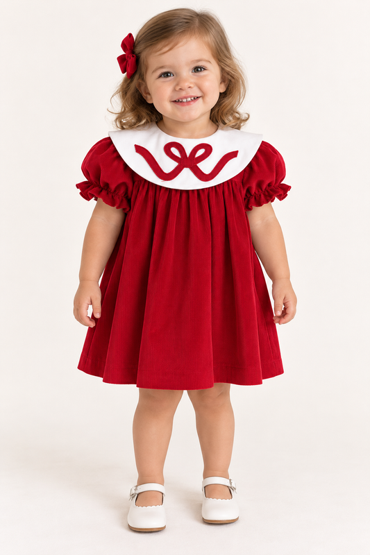 Red Bow Float Dress