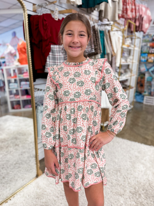 Pink Floral Multi Dress