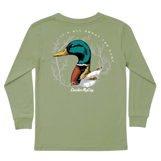 Long Sleeve Cardin McCoy , L Olive All About The Hunt