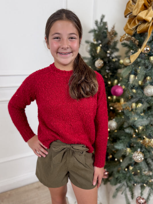 Red Limelight Sweater