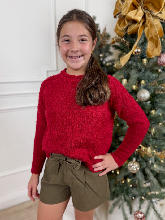 Red Limelight Sweater