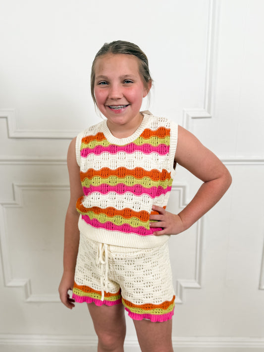 Multi Wavy Crochet SET