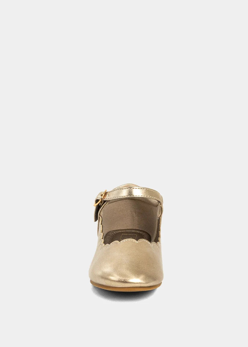 Light Gold Agatha Shoes