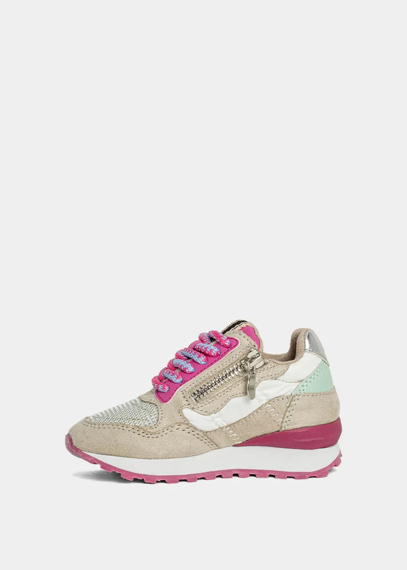 Magenta Phoebe Mini Sneakers