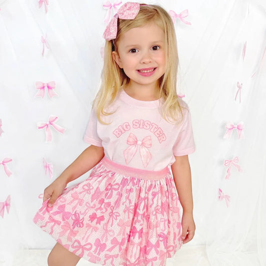 Big Sister Bow Tee