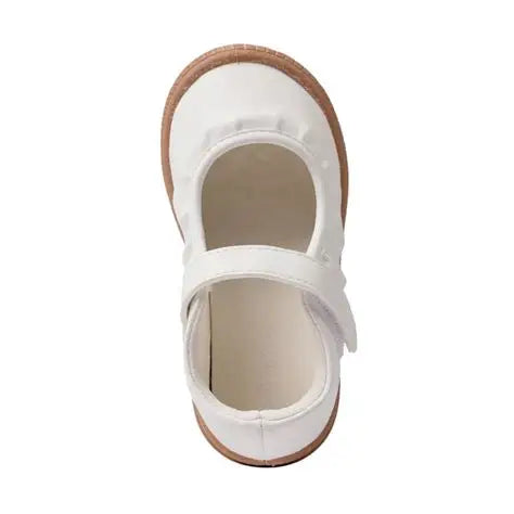 Amina Leather Shoe, White
