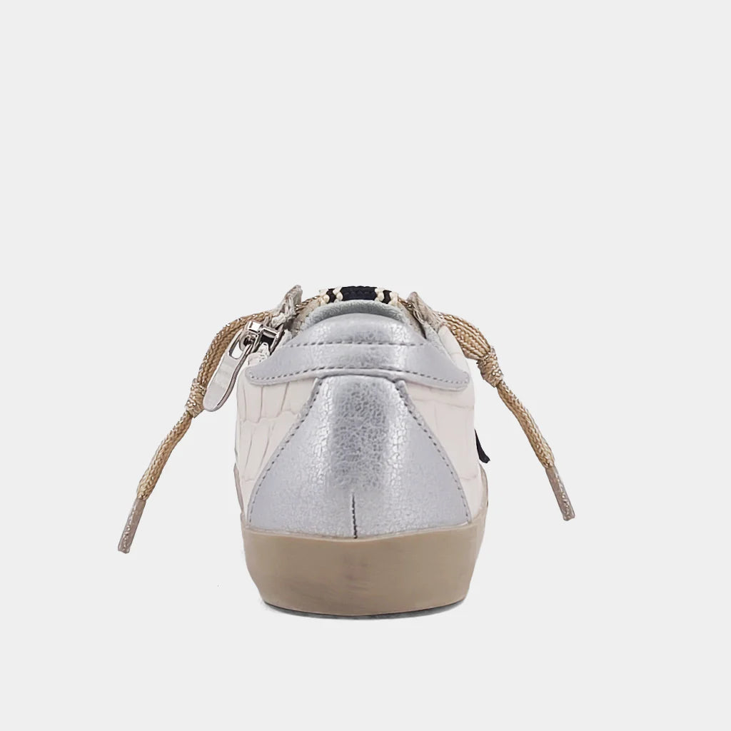 Beige Croco Paula Toddler Shoes