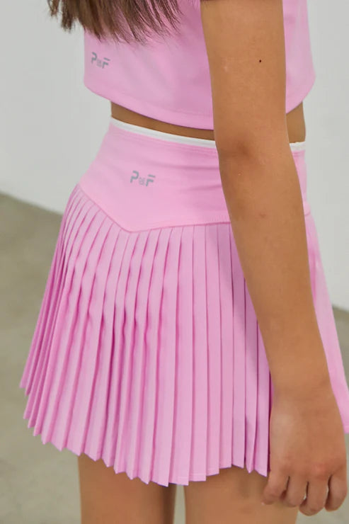 Pink Pleated Tennis Skirt