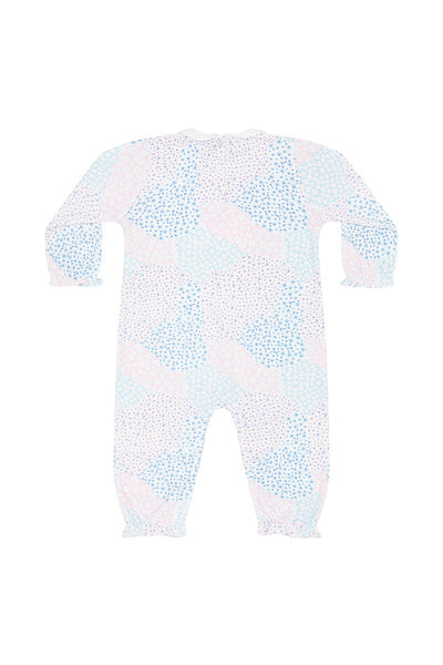 Patchwork Romper LS