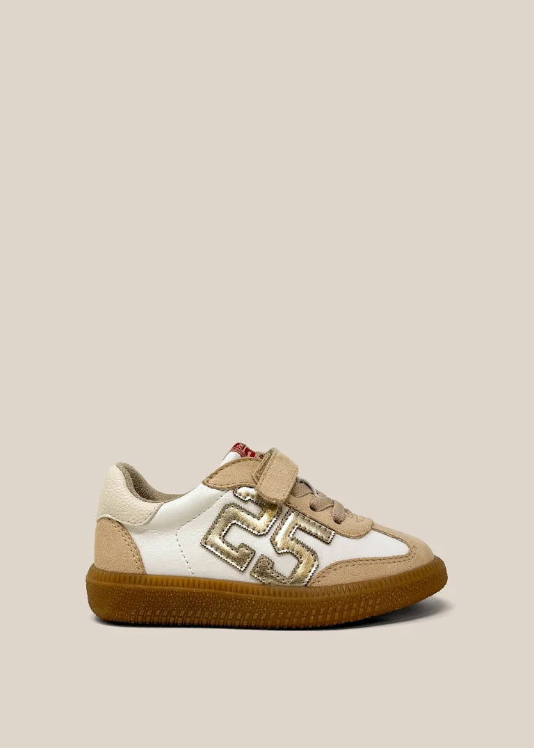 White/Gold Retro 25 Mini Toddler