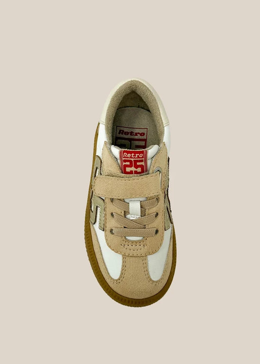 White/Gold Retro 25 Mini Toddler