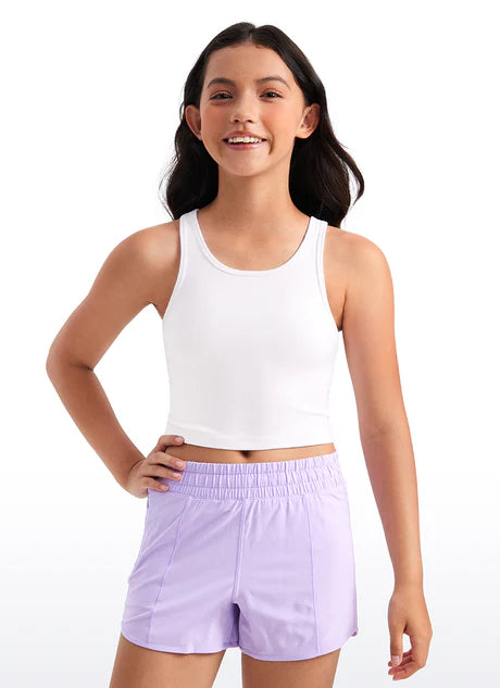 White Butterluxe Scoop Neck Tank