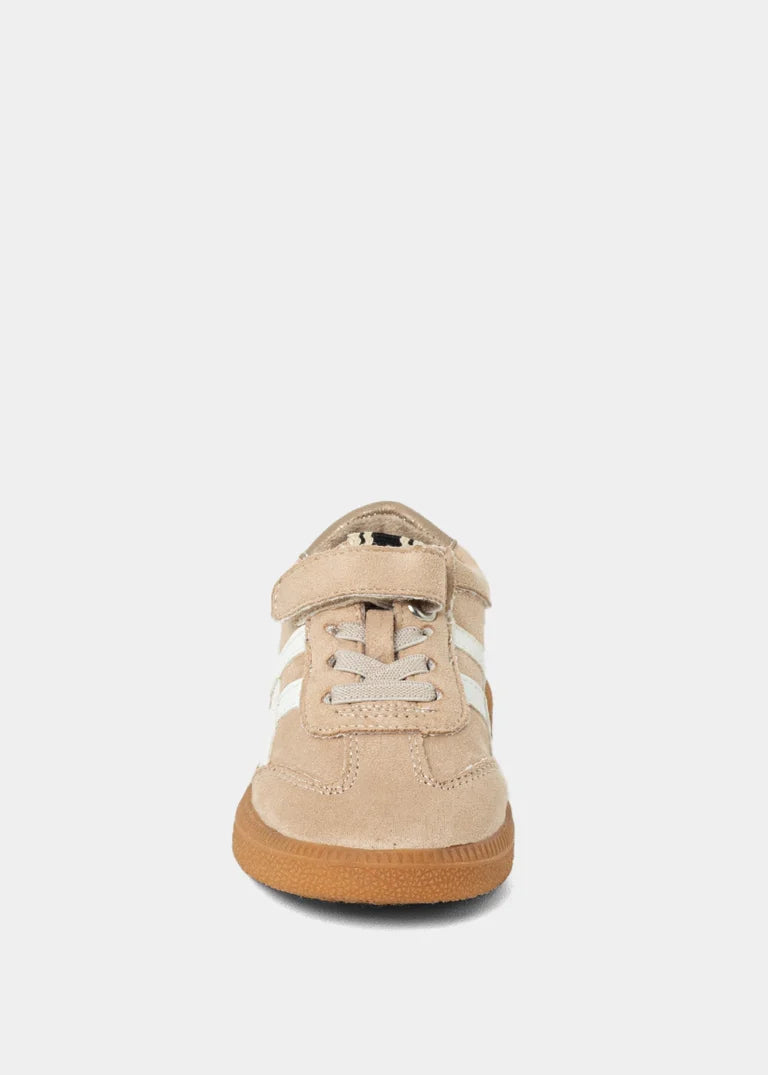Nude Suede Sasha Mini Sneaker
