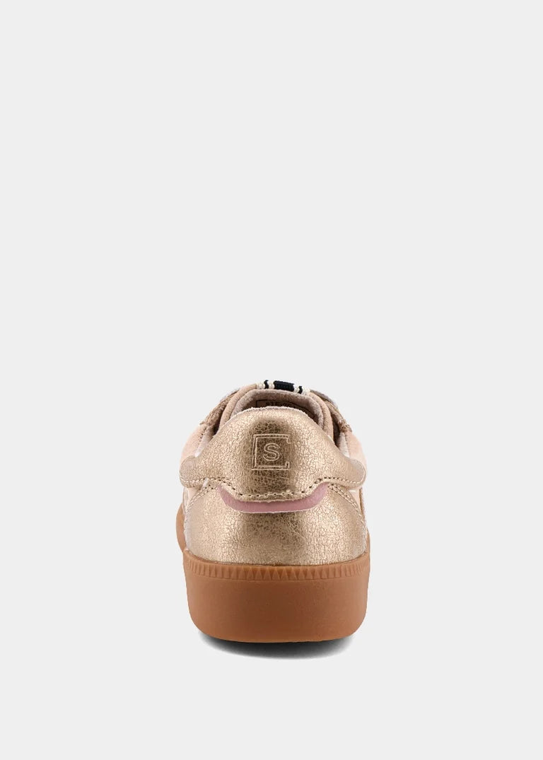 Stevie Mini Beige Suede Sneakers