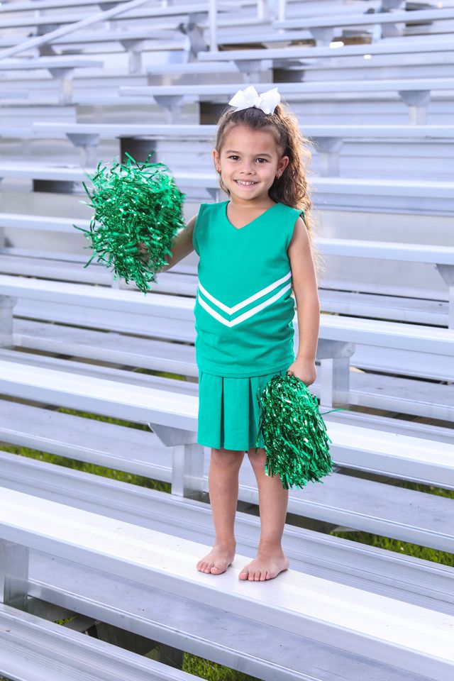 Cheer Uniform SET, Green