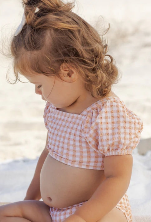 ZIPPY TWO-PIECE MELON CHECK