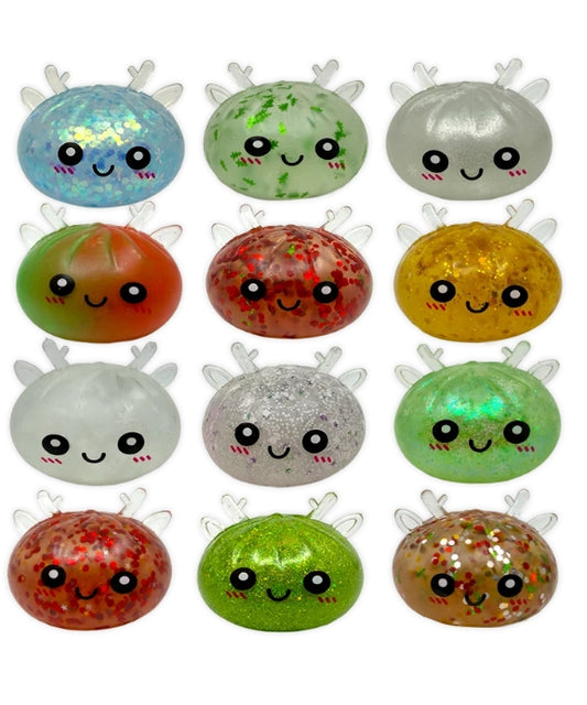 Christmas Reindeer Glitter Dumpling