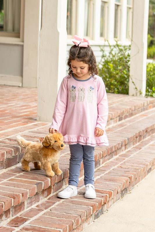 Dog Ruffle Pants Set