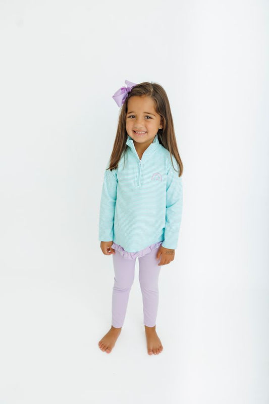 1/4 Zip Pullover, Rainbow