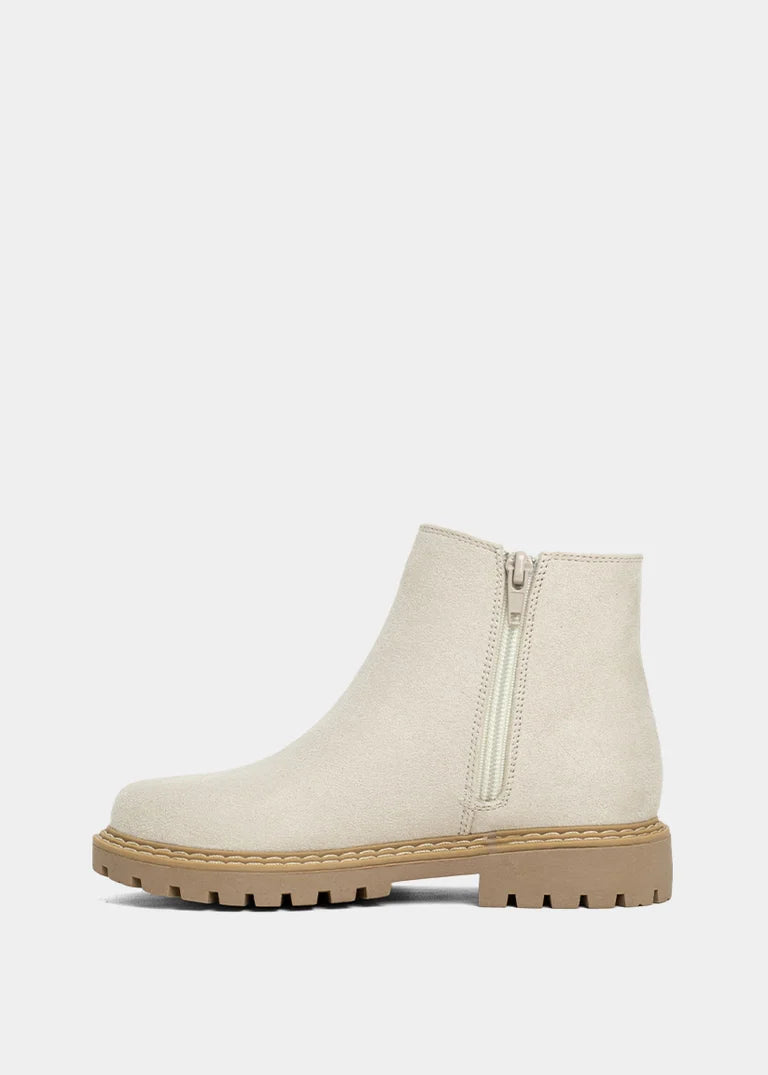 Light Grey Suede Zophie Mini