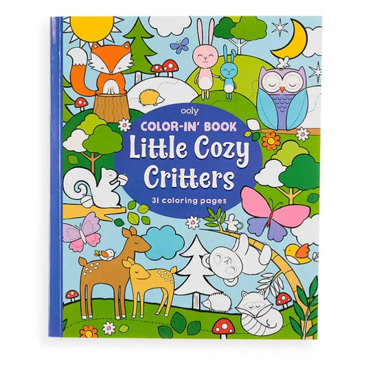 Color In Book, Little Cozy Critters