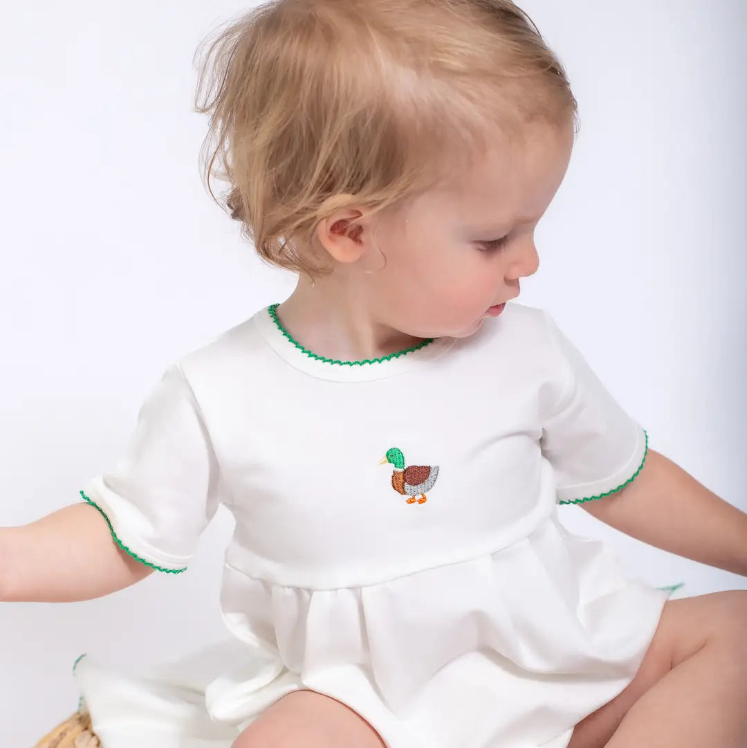Embroidered Bubble, Mallard Duck