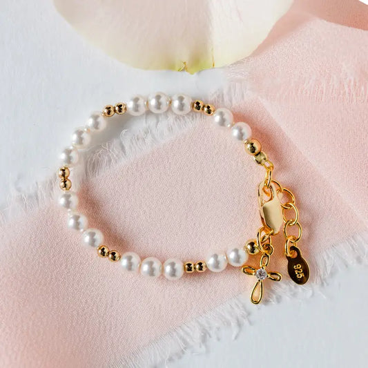 Baby Cross Bracelet Baptism Bracelet