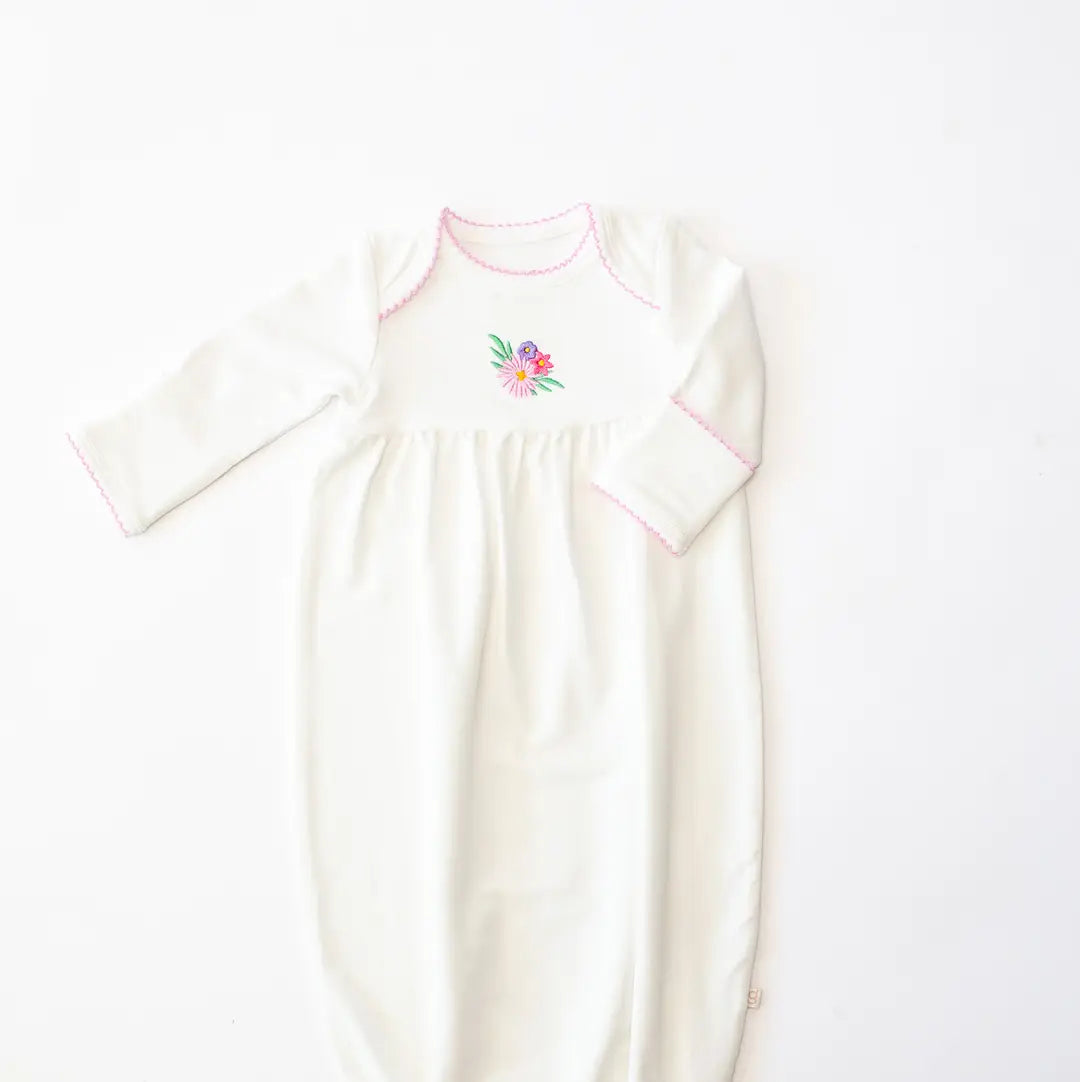 Embroidered Gown, Flower Fields