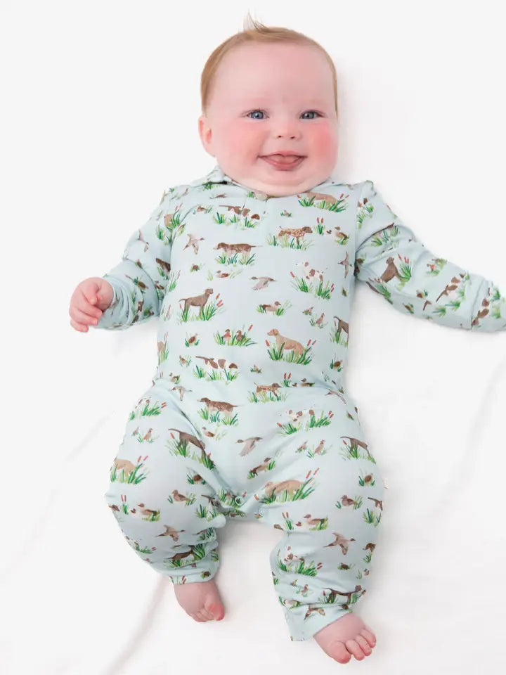 Sweatshirt Polo Romper , Delta Dogs