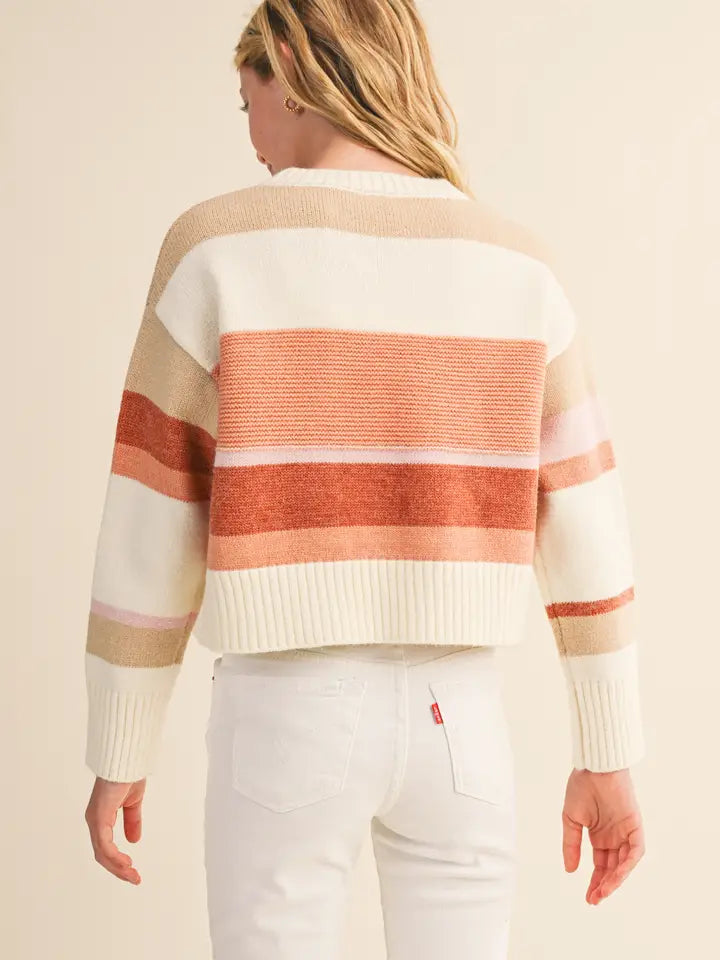 Round Neck Long Sleeve Sweater