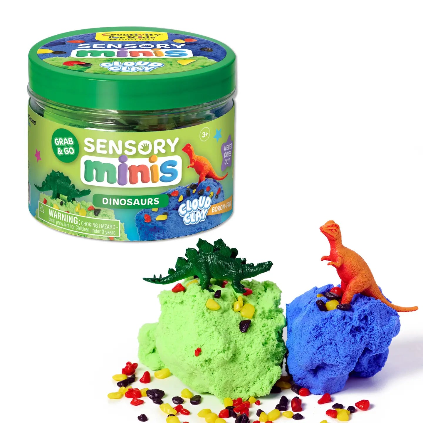 Sensory Mini Play Kit Jar, Dinosaur