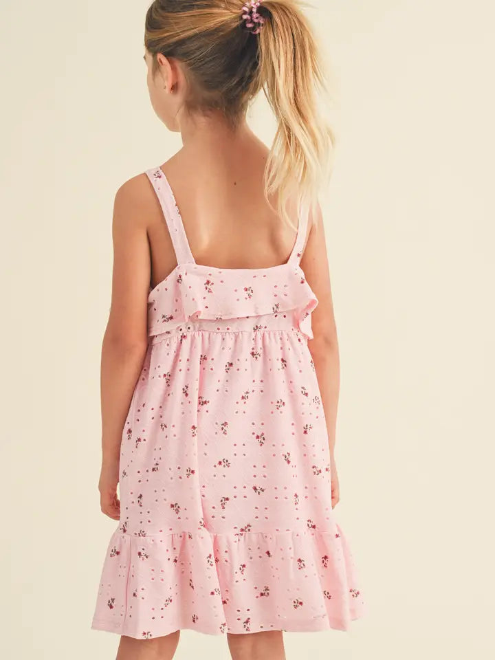 Floral Eyelet Knit Dress