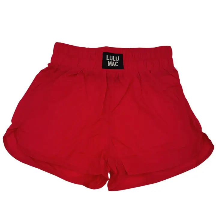 Lulu Mac Shorts, Red