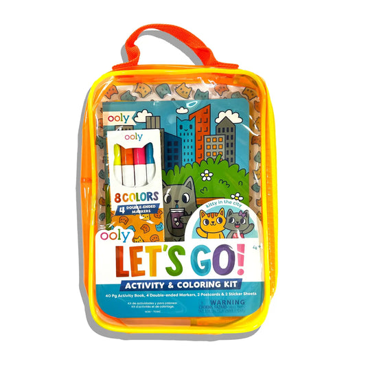 Let's Go! Activity & Coloring Kit, Kitty In The City