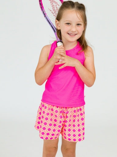 Active Butterfly Shorts, NEON SHERBET CANE